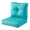 thumbnail image 1 of Sunbrella 2-Piece Outdoor Deep Seat Cushion Set in Canvas Aruba, 1 of 9