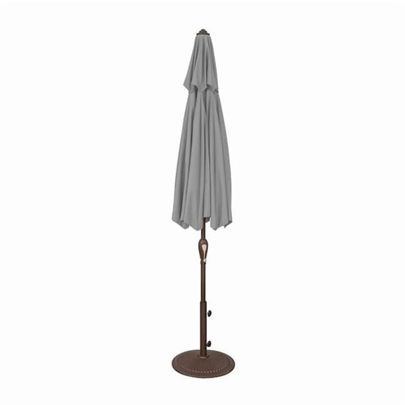Aruba SSUM91-09-00-R293 9 ft. Aruba Octagon Auto Tilt Market Umbrella, Bronze & Silver