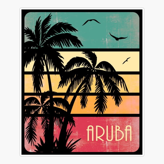 Aruba Travel Vinyl Decal Sticker