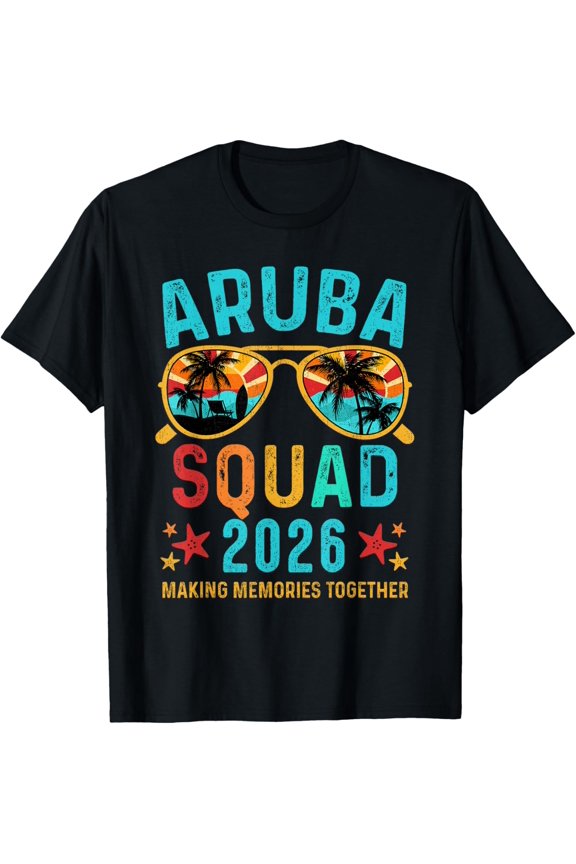 Aruba Vacation Squad Family Vintage T-Shirt