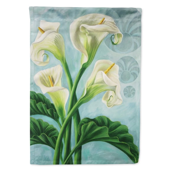 Arum Lilly by Judith Yates House Flag