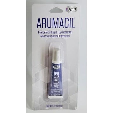 Arumacil. Cold sore/fever blister healing compound Dimethicone combined with botanicals
