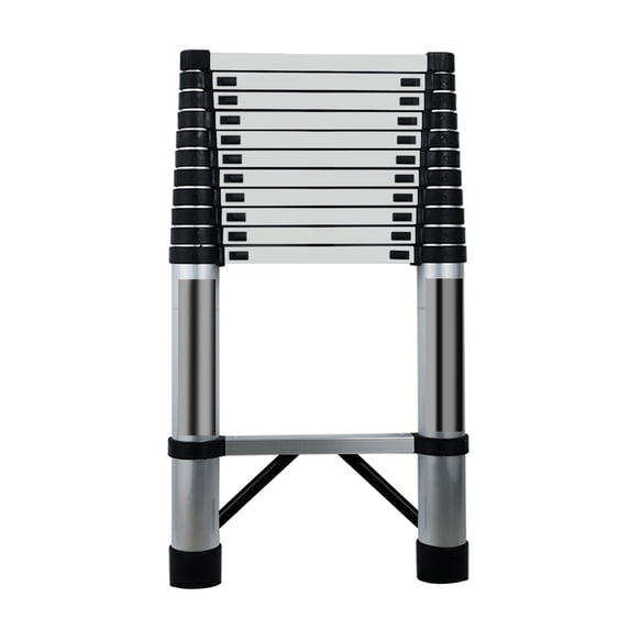 Aruwei 12.5 FT Telescopic Extension Ladder, for Indoor Outdoor Use, Home