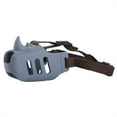 Aruwei Comfortable Dog Muzzle Adjustable with Slow Feeder Pad Stop