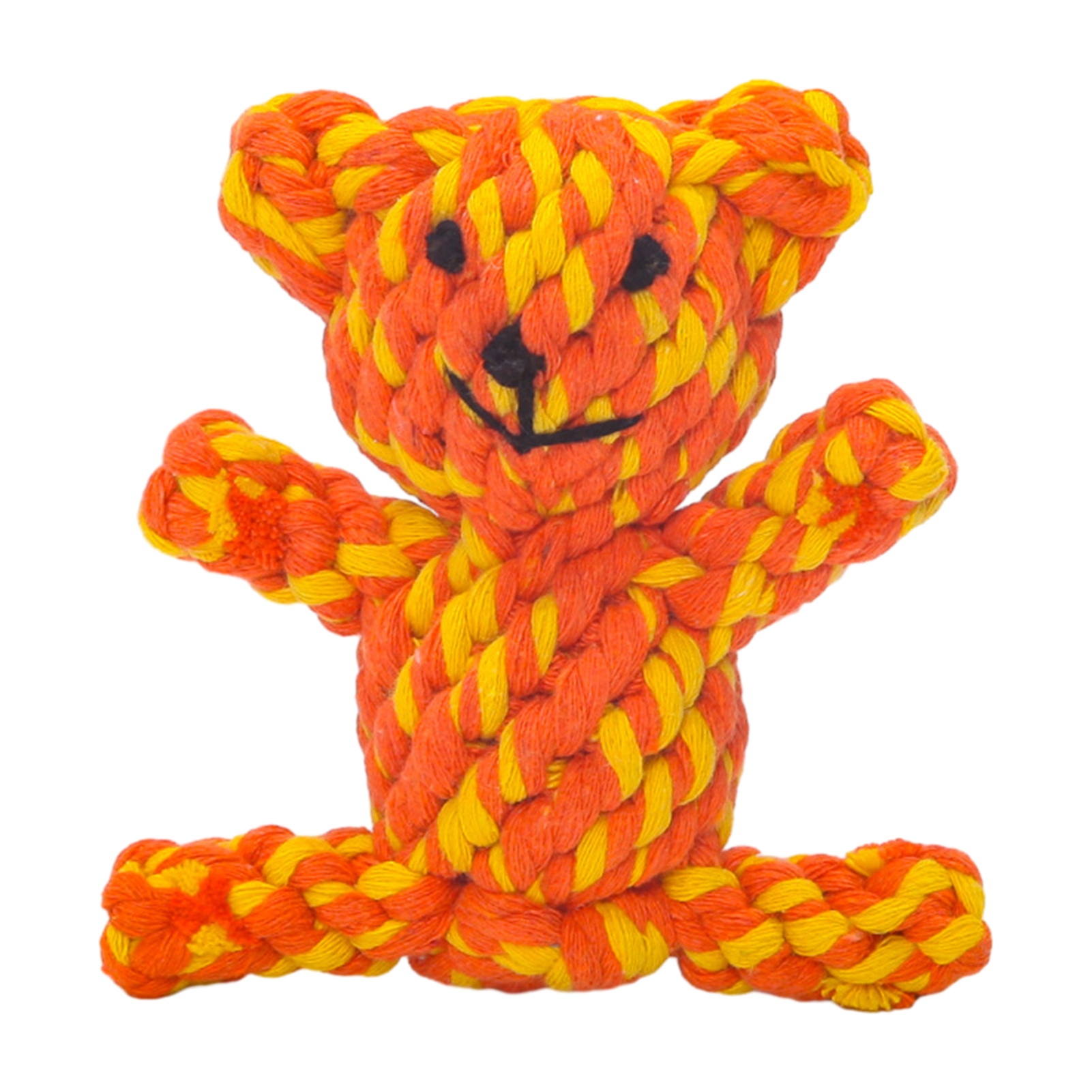 Aruwei Dog Rope Toys Adorable Woven Bear Design, Safe Material, Teeth Cleaning, Protect