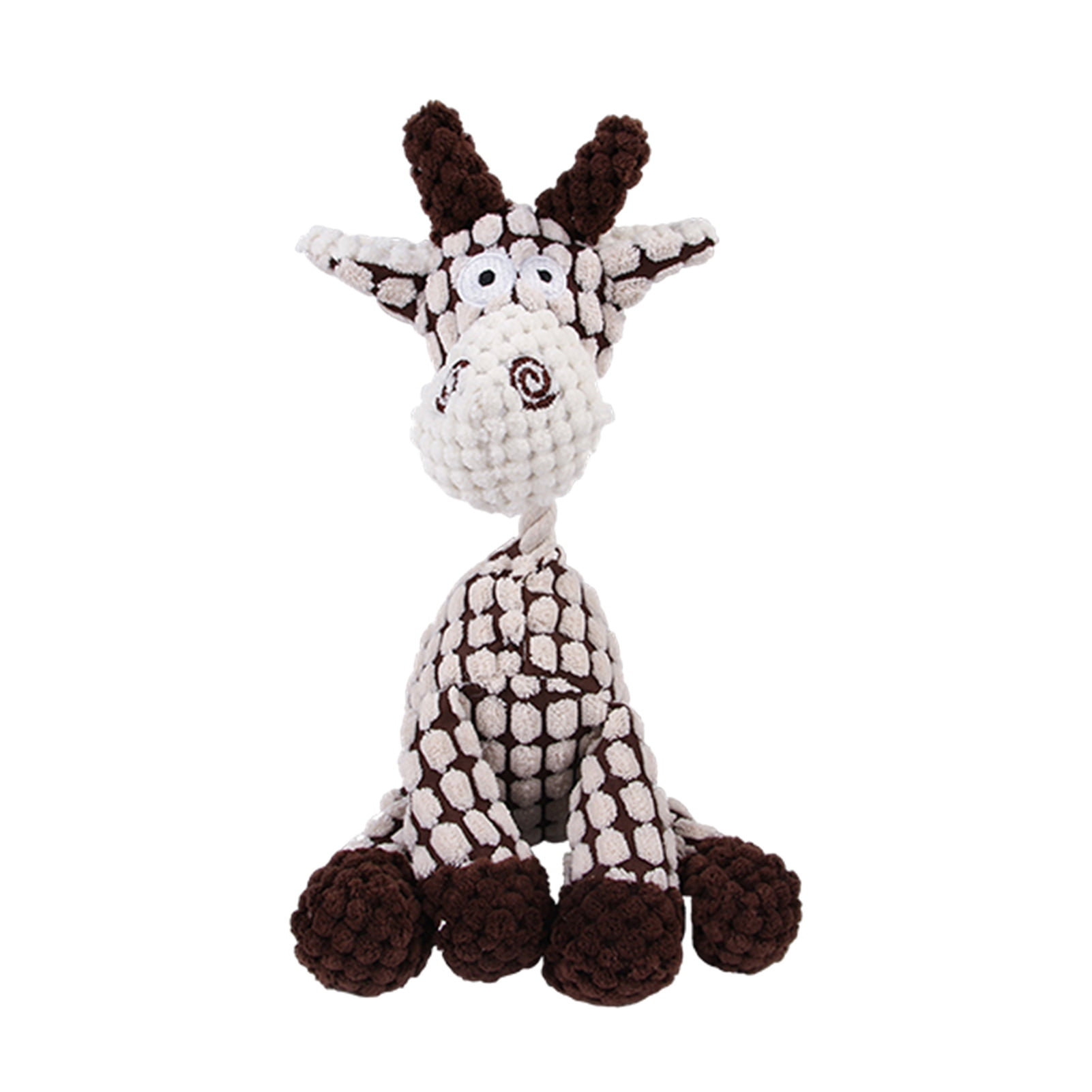Aruwei Petsboro Bite Buddy Donkey Chew Toy Plush Squeaky Dog Toy