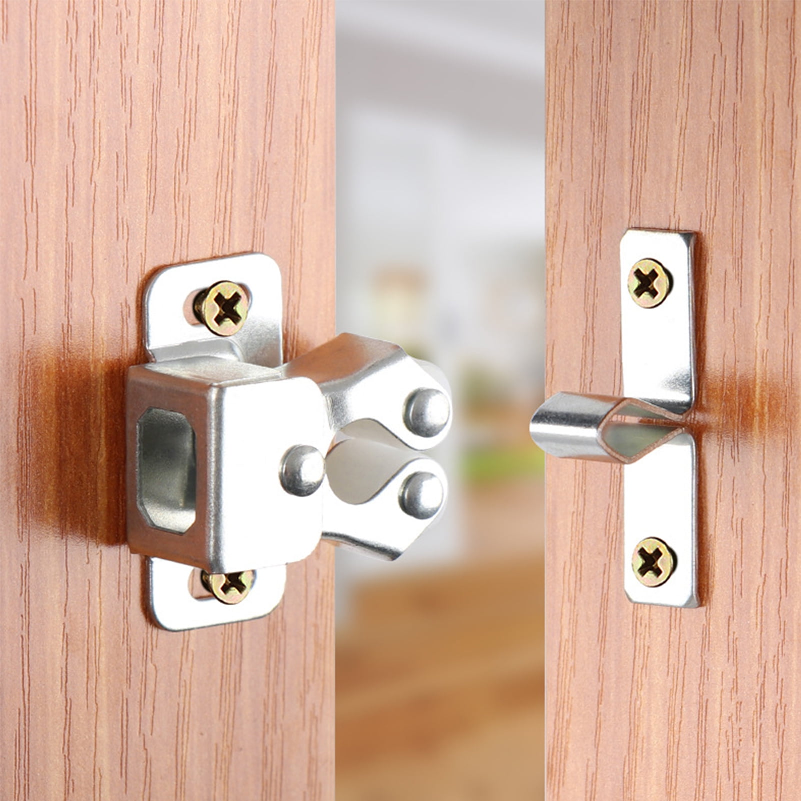 Aruwei Safety Lock 1 Set Cabinet Door Lock Built-in Spring Rustproof ...