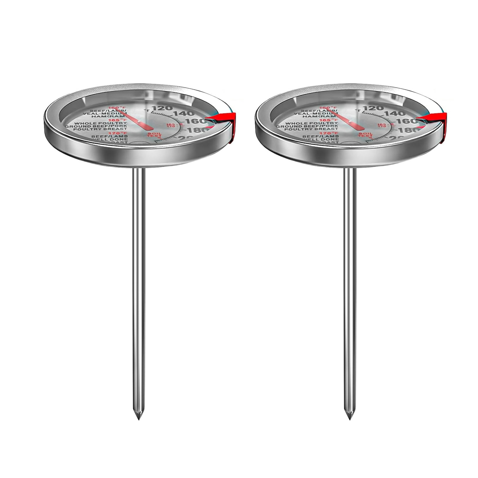 Aruwei Stainless Steel Meat Thermometer 2.5in Dial Instant Read Meat