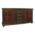 thumbnail image 1 of Arvada Mango Solid Wood 4 Carved Doors 4-Drawer Buffet in Multi-Color Finish, 1 of 6