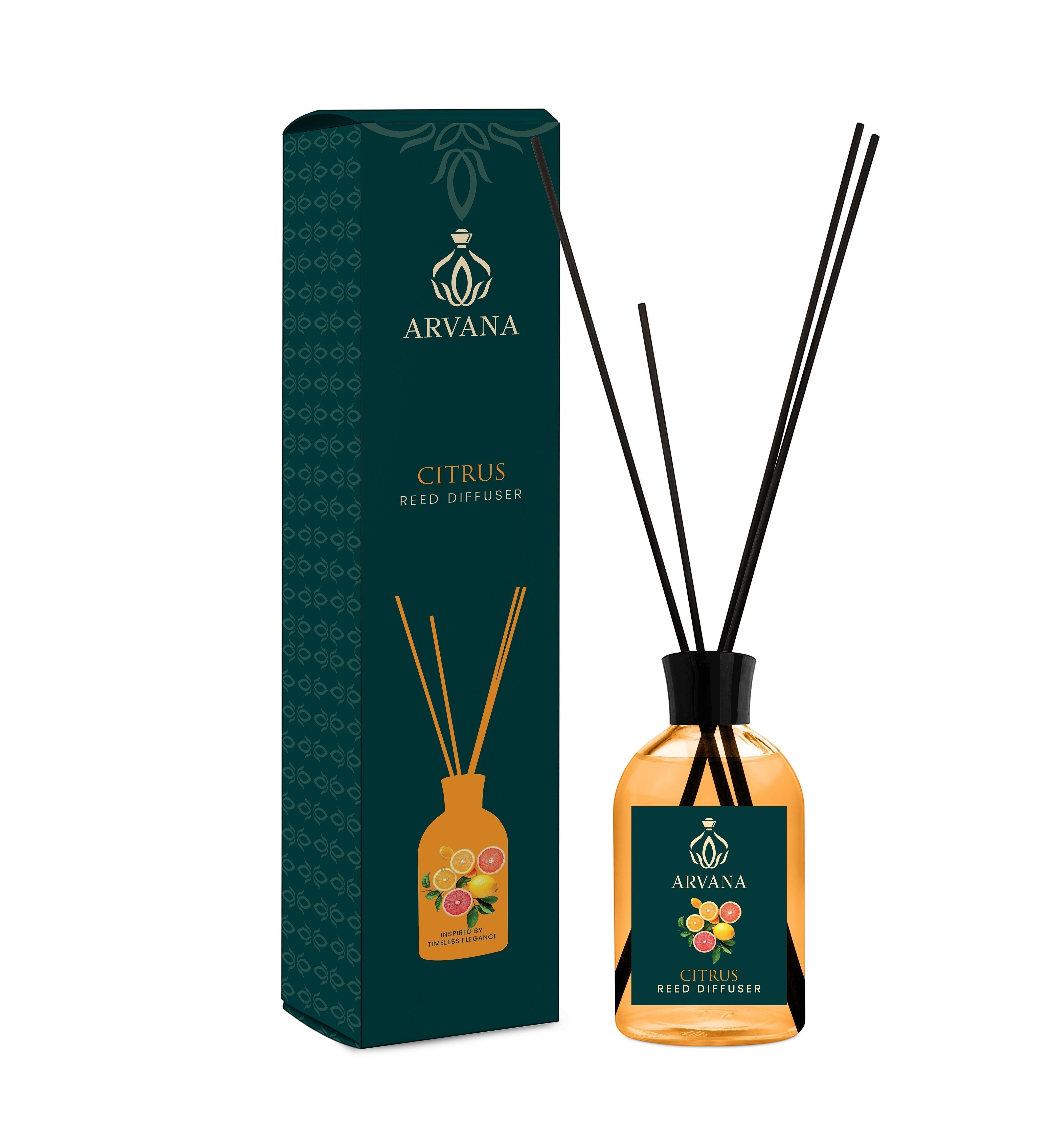 Arvana Citrus Reed Diffuser, 115 ml, Home Fragrance - Walmart.com
