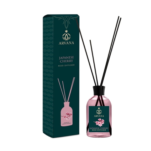 Arvana Japanese Cherry Reed Diffuser, 115 ml, Home Fragrance