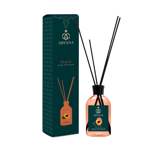 Arvana Fragrances Reed Diffuser, Peach, 115 mL