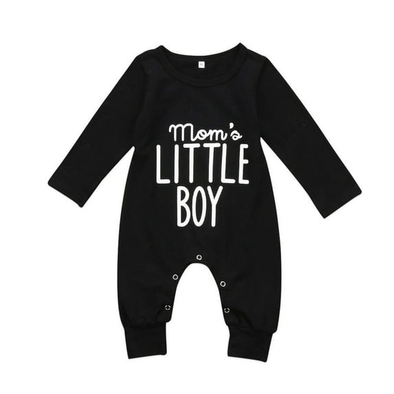 Arvbitana Baby Boys Spring Romper, Long Sleeve Outfit, Button Closure Loose One-piece Jumpsuit