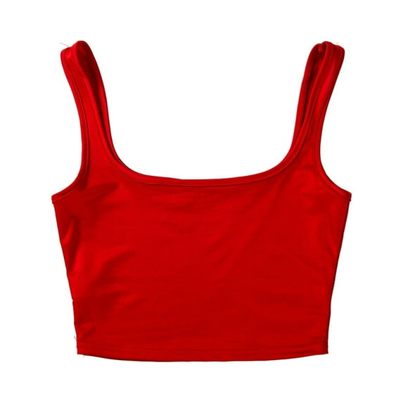 Arvbitana Women Top Shirt, Solid Color Slim-Fit Sling Low Chest Tank Top, Summer Crop Hot Pullover Wild Fashion Outfit