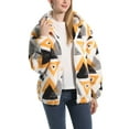 thumbnail image 1 of Arvbitana Women Winter Warm Casual Pullover Cute Hoodie Design Sweatshirt Zip Up Cardigan Loose Jacket with Pockets for Outwear Loungewear, 1 of 9