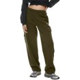 thumbnail image 1 of Arvbitana Women's Baggy Cargo Pants Elastic Mid Waist Loose Sweatpants Solid Color Straight Leg Trousers Ladies Casual Flap Pockets Tracksuit Bottoms Streetwear, 1 of 2