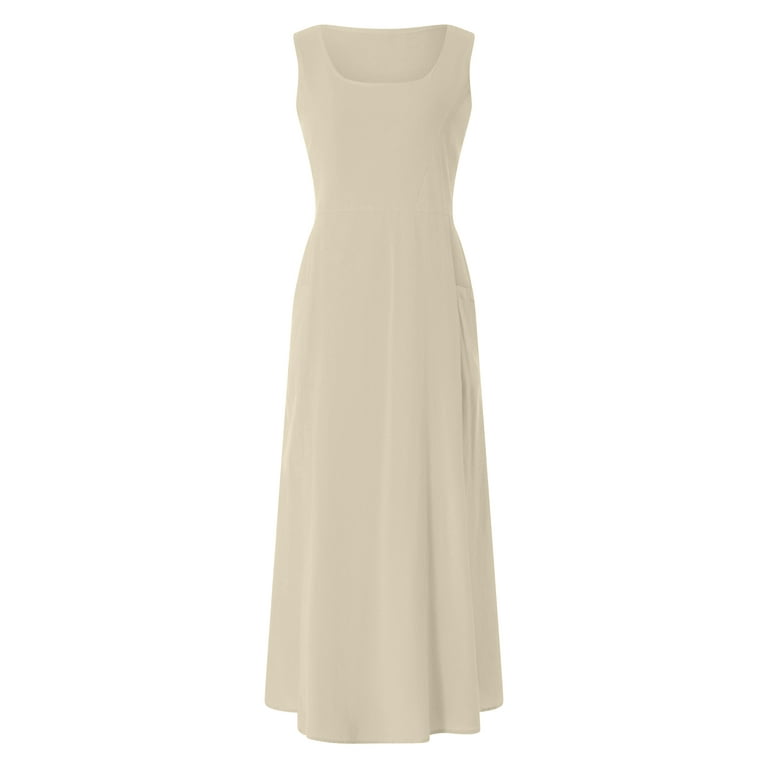 Casual Solid Pocket O Neck A Line Dresses Casual Solid Pocket O Neck A Line Dresses
