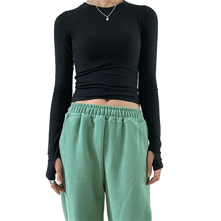 New solid color hole long sleeve t-shirt New solid color hole long sleeve t-shirt