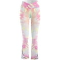 thumbnail image 1 of Arvbitana Yoga Pants for Women Solid /Tie-Dyed Printed High Waisted Pants Tummy Control Solid Color Yoga Flare Pants S-XXL, 1 of 9