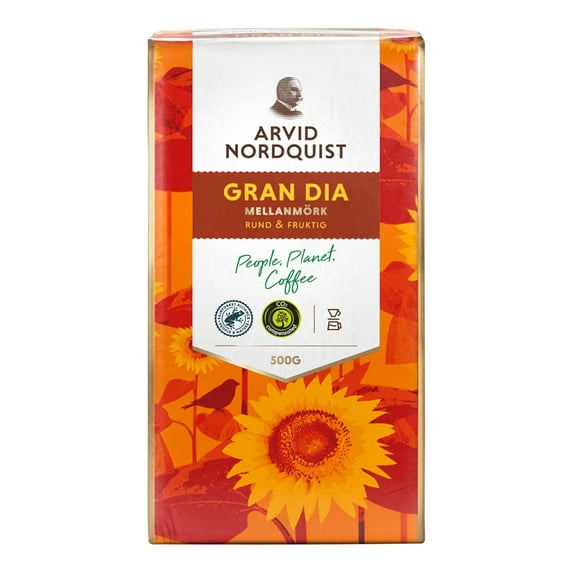 Arvid Nordquist Ground Coffee, 17.6oz (Pack of 3, Gran Dia (Medium Roast))