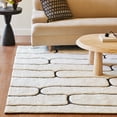 thumbnail image 1 of Rugs USA Nazco Abstract New Zealand Wool Area Rug, 2' 6" x 8', Runner, Nazco Charcoal, 1 of 8