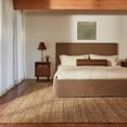 thumbnail image 1 of Rugs USA Penni Checked Jute and Wool Area Rug, 9' 6" x 13' 6", Penni Natural, 1 of 6