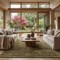 thumbnail image 1 of nuLOOM Speckled Wool-Blend Area Rug, 6' x 6', Square, Verdant Green, 1 of 8