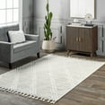 thumbnail image 1 of Rugs USA Balboa Textured Tile Area Rug, 2' x 3', Aelinn Ivory, 1 of 9