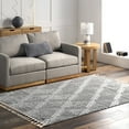 thumbnail image 1 of Rugs USA Balboa Textured Tile Area Rug, 4' x 6', Aelinn Grey, 1 of 9
