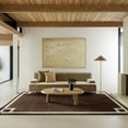 thumbnail image 1 of Rugs USA Grace Bordered Wool Area Rug, 4' x 6', Grace Brown, 1 of 10