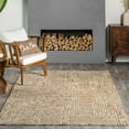 thumbnail image 1 of Rugs USA Hive Jute and Wool Area Rug, 8' 6" x 11' 6", Olano Natural, 1 of 9