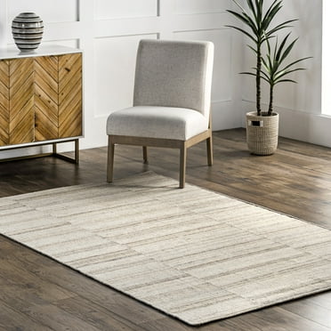 Rugs USA Marble Striped Wool-Blend Area Rug, 4' x 6', Karmen Beige