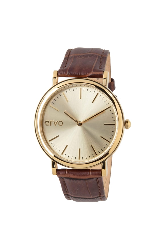 Gold Time Sawyer Watch - Alligator Band