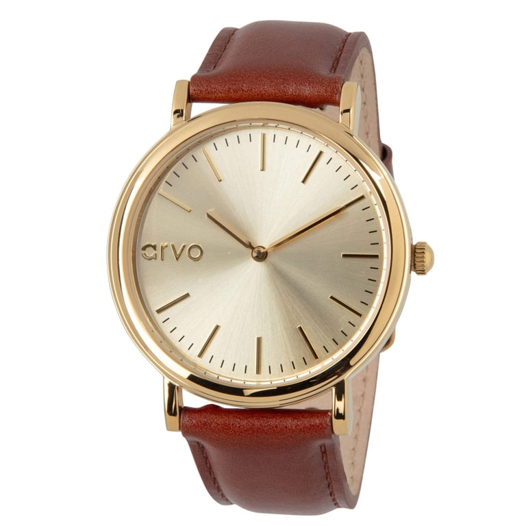 Arvo Watch GoldTimeSawyerBlack-Round-  main image 4