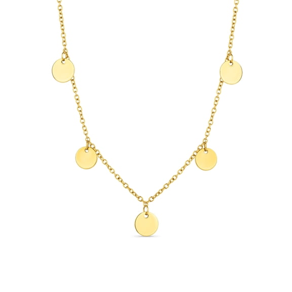 Arvo Mini Disc Necklace - Gold