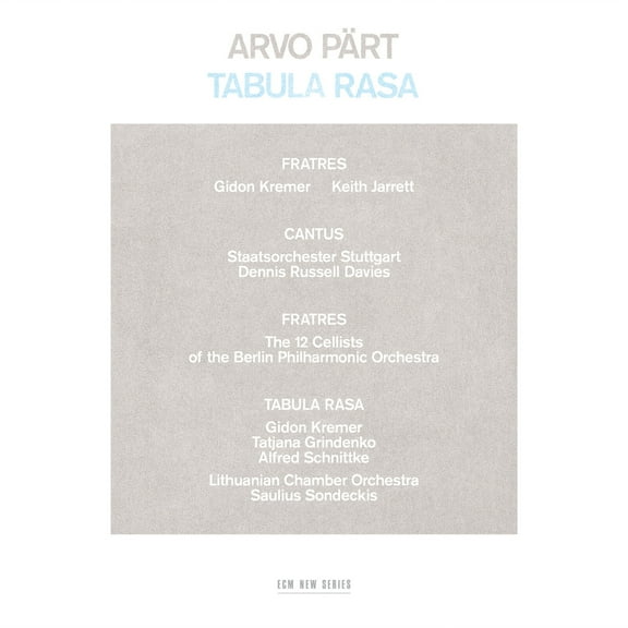 Arvo Prt Arvo Prt: Tabula Rasa (Vinyl Record) 12" Album