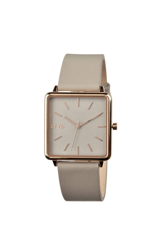 Time Squared Watch - Taupe