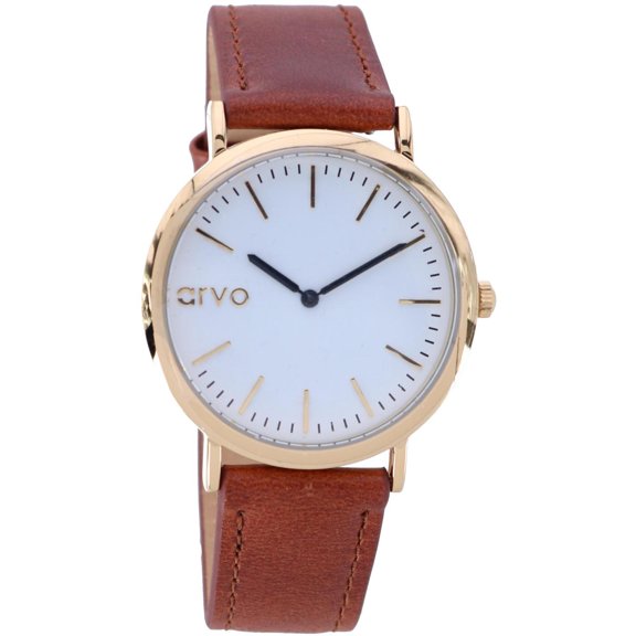 Arvo White Face Gold Time Sawyer Watch