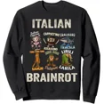 thumbnail image 1 of Arvy Brain Rot Italian Brainrot Unisex Crewneck Sweatshirt, 1 of 5