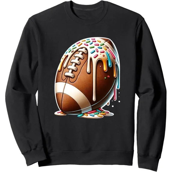 Arvy Football Drip Ice Cream Sport Players And Fans Lovers Unisex Crewneck Sweatshirt