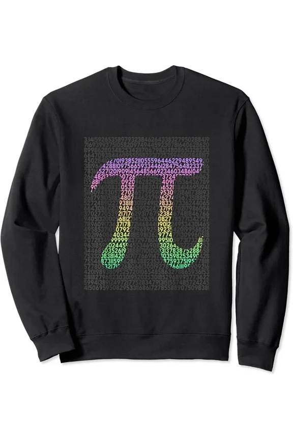 Pi For Teacher Vintage 3.14 Pi Digits Happy Pi Day Unisex Crewneck Sweatshirt