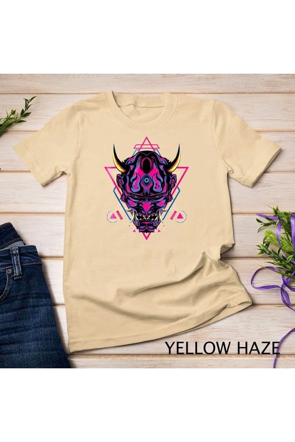 Samurai Demon Oni Akuma Mask Bushido Spirit Japanese Unisex T-Shirt