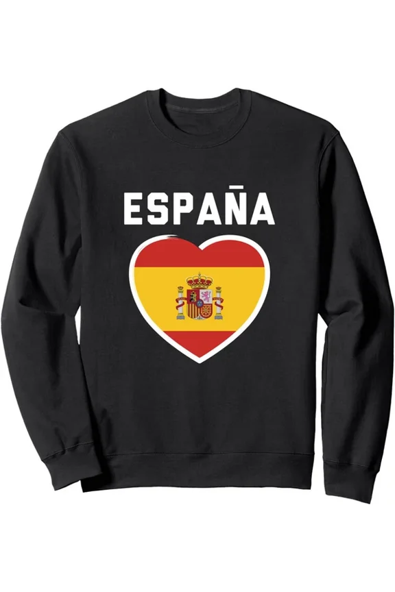 Spain Espana Soccer Champs Football Flag Jersey Gift Unisex Crewneck Sweatshirt