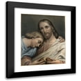 thumbnail image 1 of Ary Scheffer 12x14 Black Modern Framed Museum Art Print Titled - Christ and St. John, 1 of 5
