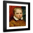 thumbnail image 1 of Ary Scheffer 12x14 Black Modern Framed Museum Art Print Titled - Portrait of a Boy Named Leon, 1 of 1