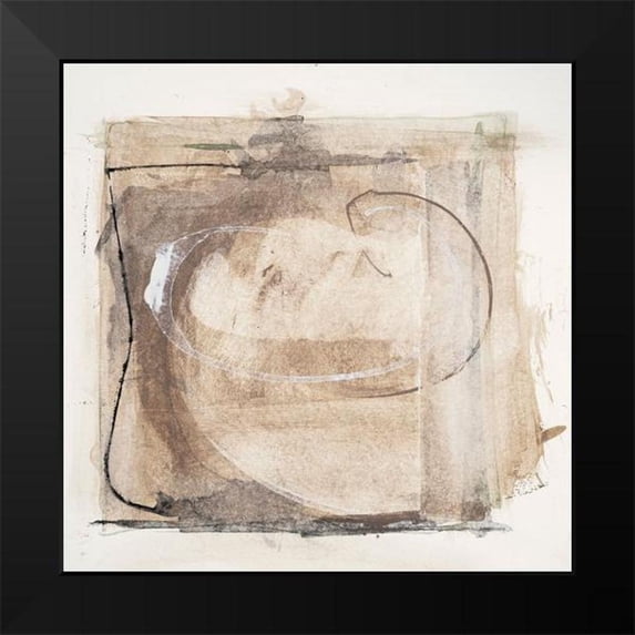 Aryai, Sia 12x12 Black Modern Framed Museum Art Print Titled - Mozaic 24
