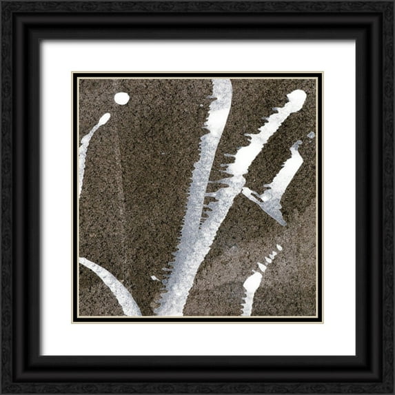 Aryai, Sia 12x12 Black Ornate Wood Framed with Double Matting Museum Art Print Titled - Largo 100