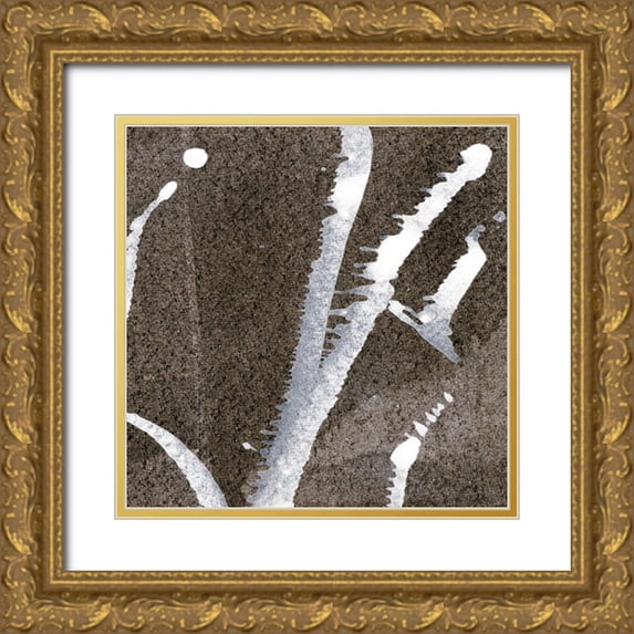 Aryai, Sia 12x12 Gold Ornate Wood Framed with Double Matting Museum Art Print Titled - Largo 100
