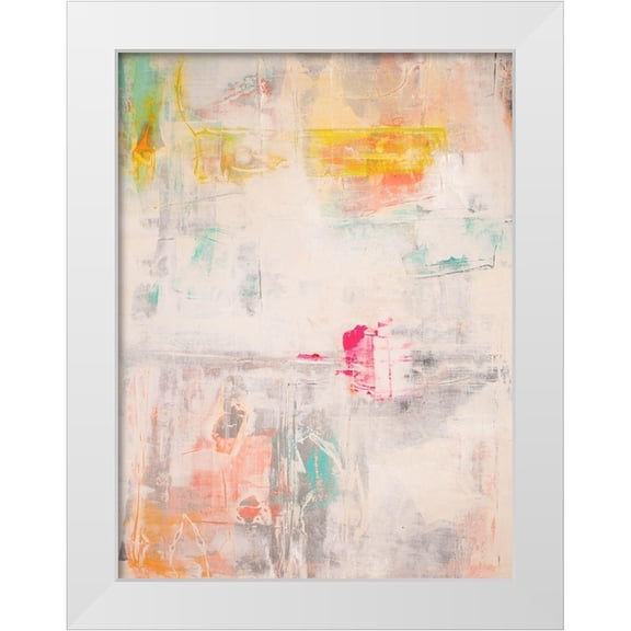 Aryai, Sia 12x14 White Modern Wood Framed Museum Art Print Titled - Mosaic II