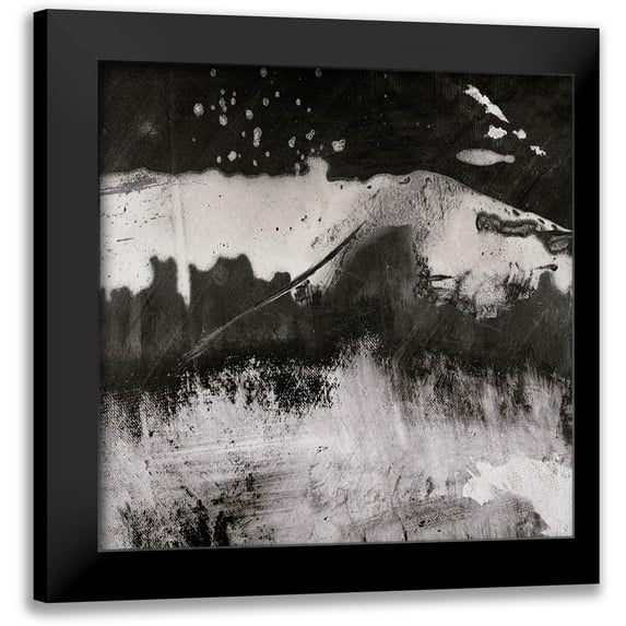 Aryai, Sia 15x15 Black Modern Framed Museum Art Print Titled - Neutral Amaze II